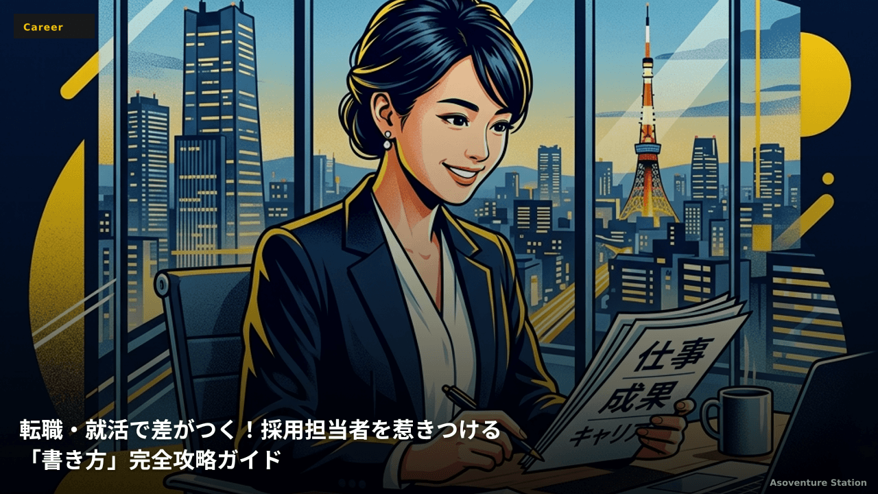 転職・就活で差がつく！採用担当者を惹きつける「書き方」完全攻略ガイド